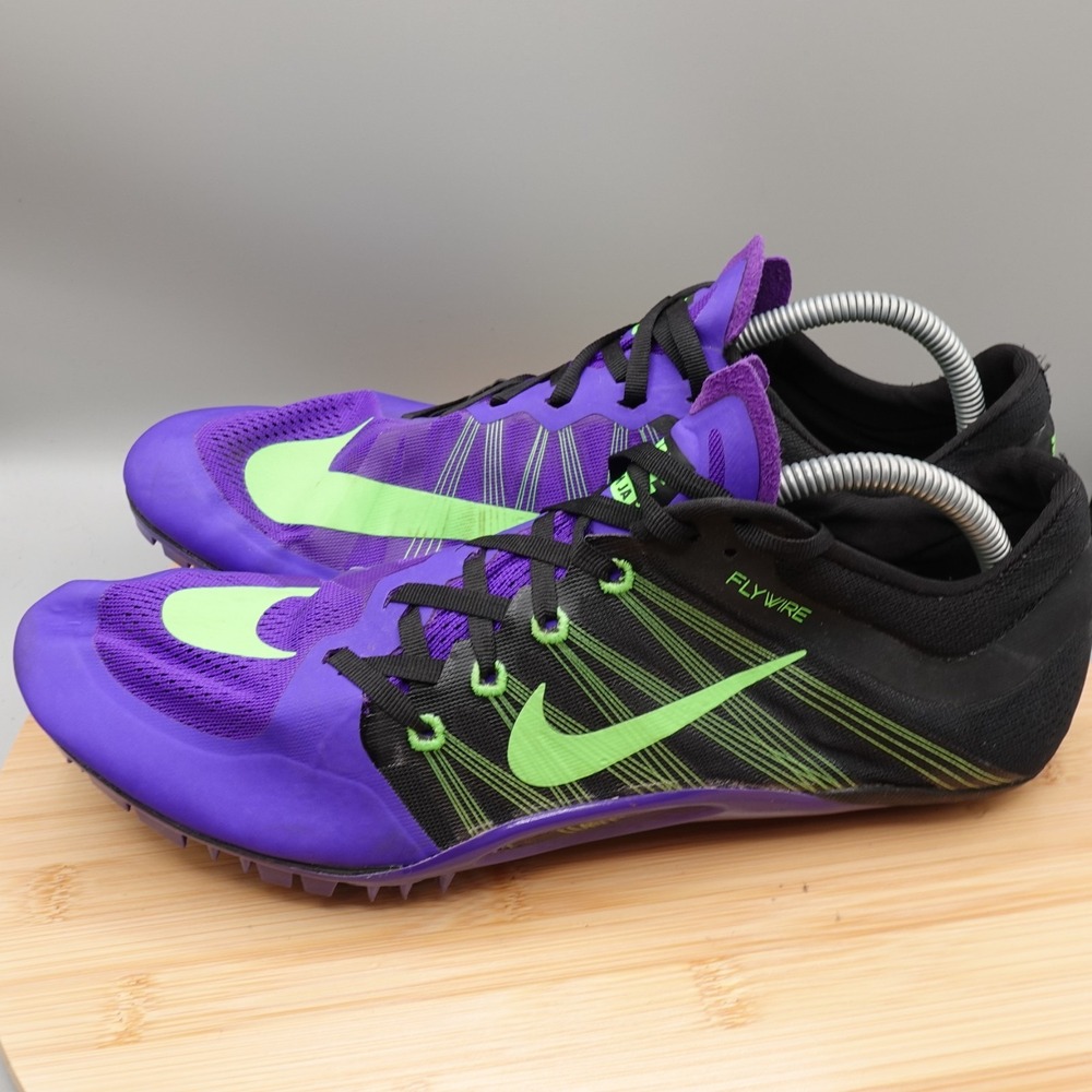 Nike Size 13 Zoom JA Fly 2 Track Sprint Shoes Style 705373-035 MSRP $125 - Picture 1 of 9